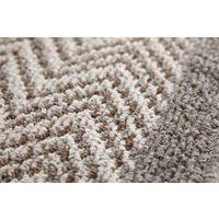 スミノエ HOMRUG GRANWOOLグランウール 抗菌・抗ウィルスラグ ツイードヘリンボン 1900×1900mm アイボリー 1枚（直送品）