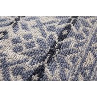 スミノエ HOMRUG GRANWOOLグランウール 抗菌・抗ウィルスラグ ノルディックルミ 1900×2400mm ブルー 1枚（直送品）