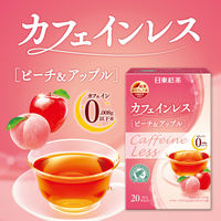 日東紅茶 カフェインレス ティーバッグ ピーチアップル 1箱（20バッグ入）