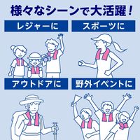 アイスノン 極冷えタオル 白元アース ピンク 1枚 冷感タオル ひんやりグッズ 繰り返し 水で濡らす