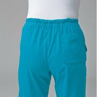 明石スクールユニフォームカンパニー ユニセックスストレートパンツ ホワイト UQM2106-1-5L 1枚　スクラブ（直送品）