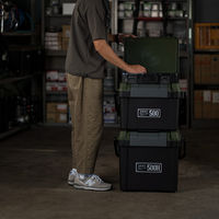 JEJアステージ パーツストッカーPS-400X ブラックグリーン 1個