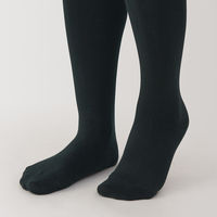 【レディース】無印良品 婦人 足なり直角 かかとに合う タイツ 婦人S 黒 良品計画