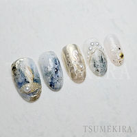 イングカワモト TSUMEKIRA(ツメキラ) ネイルシール 絵画2 NN-KIG-002 1セット(3枚)（直送品）