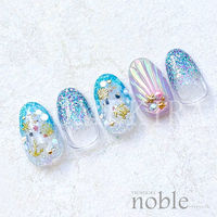 イングカワモト TSUMEKIRA(ツメキラ) ネイルシール 【noble】サマーパーツ(ゴールド) NO-SMP-001 1セット(3枚)（直送品）