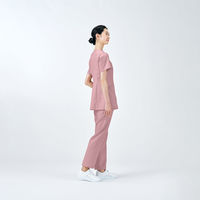 住商モンブラン パンツ レディス 半ゴム ラベンダーピンク L UM700-9/0 1枚　スクラブ（直送品）