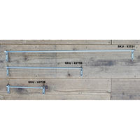 ポッシュリビング アイアンルームバーS シルバー W22.5×D6.5×H6.5cm 63729 1個（直送品）