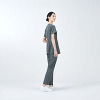 住商モンブラン パンツ レディス 半ゴム インディゴブルー S UM700-6/P 1枚　スクラブ（直送品）