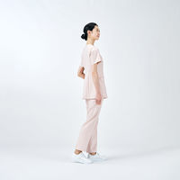 住商モンブラン パンツ レディス 半ゴム ペールピンク 3L UM700-6/0 1枚　スクラブ（直送品）