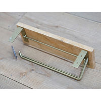 ポッシュリビング トイレットペーパーホルダー ダブル アンティークG W31×D11×H9cm アイアン/マンゴーウッド 41380 1個（直送品）