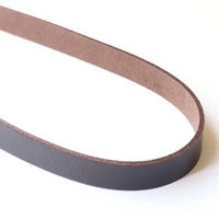 日本紐釦貿易 本革ショルダーストラップ 撥水加工 金具シルバー 細巾 12mm シルバー KT60-S-S 1袋1本(2袋、合計2本)（直送品）