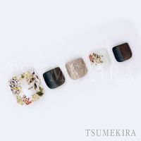 TSUMEKIRA(ツメキラ) ネイルシール RIEプロデュース2 grass garden NN-RIE-102 1セット(3枚)（直送品）