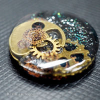 イングカワモト 【レジンクラブ】 レジン用シール レジン材料 歯車(錆) 両面 RC-HAG-101 1セット(3枚)（直送品）