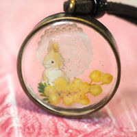 【レジンクラブ】 レジン用シール たけいみき プロデュース1 mimi fleur 2枚セット(両面印刷) RC-TKI-101（直送品）