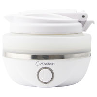 ドリテック トラベルケトル ホワイト PO-168WT 1個