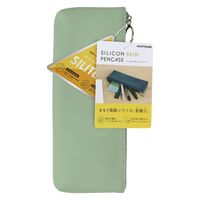 クツワ シリコンスキンペンケース(セージグリーン) AK070GR 1個（直送品）