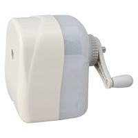 クツワ 太軸と普通軸が削れる鉛筆削りドッチモ白 RS045WH 1個（直送品）