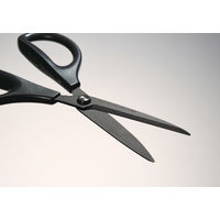 コクヨ はさみ サクサ ストレート フッ素刃 ブラック ハサミ HSM-F110D 1本