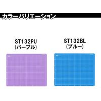 クツワ 学校工作マット(ブルー) ST132BL 1個