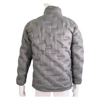 ヤマショウ 撥水エコダウンジャケット シームレス ライトグレー L YBC-005GYL 1着（直送品）