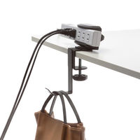 サンワサプライ タップホルダー付きバッグハンガー PDAーSTN72BK 1個