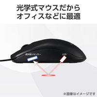 マウス 有線マウス 3ボタン ホワイト M-LE10URXWH エレコム 1個