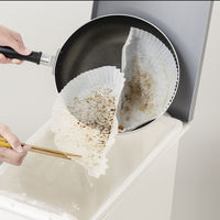 フライパンシート ハーフタイプ 深型 26cm～ クッキングシート シリコン樹脂加工 20枚入 日本製 1箱 アルテム