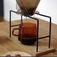 ポッシュリビング ドリップスタンド W23×D10×H14cm マンゴーウッド/アイアン 41344 1個（直送品）