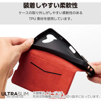 motorola moto g64 5G ケース レザー 手帳型 マグネット ブラック PM-R243PLFUBK エレコム 1個（直送品）