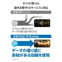 WiFi 無線LANルーター 親機 WiFi7 11be/11ax 中継器モード ブラック WRC-W701-B エレコム 1個（直送品）