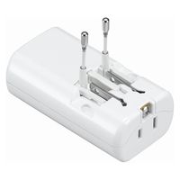 ヤザワコーポレーション 海外用マルチ変換プラグUSB付3.1A 白 HPM83AWH 1個（直送品）
