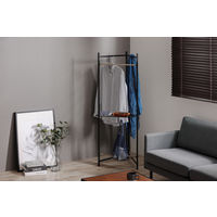 アイリスオーヤマ 折りたたみ物干し3連タイプ　ブラック OTMー150R 　1台