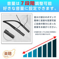 ベストアンサー 楽聴 首掛け式集音器 高音質 集音器 楽々 life-109-n 1個（直送品）