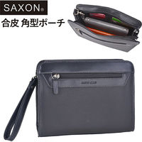 スワン SAXON 角型ポーチ 5232 ブラック 1個（直送品）