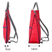 スワン CAPTAIN STAG ナップサック 1317 レッド 1個（直送品）