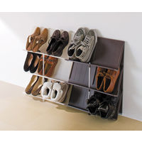 Like-it（ライクイット） シューズラック3段 ホワイト 4979625228983 1個