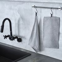 h tag（アッシュタグ）ダイフキン グレー 厚手 34×17cm 台拭き 台ふきん 日本製 1枚 アッシュコンセプト