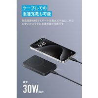 モバイルバッテリー Anker MagGo Power Bank (10000mAh、Slim) A1664N11 1個
