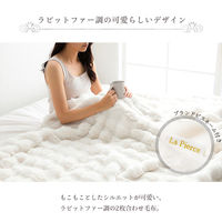 イケヒコ ラピアスプレミアム 毛布 アイボリー 180×200cm 1195990140310 1個（直送品）