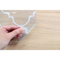 明和グラビア キッチンマット 拭ける 60×120cm 柄物 クリア タイル 428199 1個（直送品）