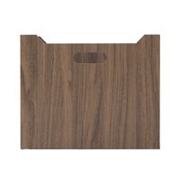 YAMAZEN 木目調 ファイルボックス 紙製 A4 ヨコ 取っ手付き 収納幅100mm NPF-1026(BR) 1個