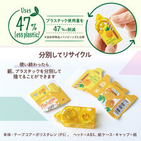 プラス テープのり わくわくBento 紙ケース入りテープのり しっかり貼れる 使い切り 54525 1個
