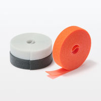 無印良品 ミシン目入り結束テープ ダークグレー １５ｍｍ×３ｍ ５０ｍｍピッチ 1セット（1個×2） 良品計画