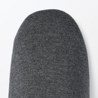 無印良品 綿混天竺携帯用ルームシューズ ダークグレー Ｍ ２２～２４．５ｃｍ用 良品計画