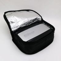 弁当容器 メタルモード ノーム ランチボックス保冷ケース付 BL-17HSE シルバー 00417035 1ケース(30個(5個×6))（直送品）