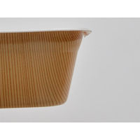 シーピー化成 どんぶり容器 VK-77 杉目本体 0300077000175 1袋(25個)（直送品）