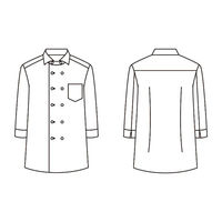 住商モンブラン 七分袖シャツ シャツ 兼用 7分袖 ワイン L SS003-72 SS003-72_L 1点（直送品）