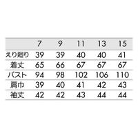 住商モンブラン 七分袖シャツ シャツ レディス 7分袖 ブルー _11 SS500-22_11 1点（直送品）