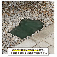アストロ 防草シート グリーン 1*10m 80 624-05 1個（直送品）