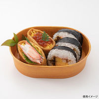 東洋アルミエコープロダクツ 耐熱ペーパーカップ K9161C 楕円型 ワッパ 1ケース(600個(100個×6))（直送品）